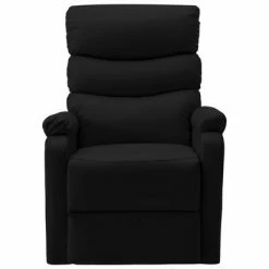 VidaXL Fauteuil inclinable Noir Similicuir -Fauteuils Soldes image 4 321276