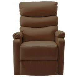 VidaXL Fauteuil inclinable Marron Similicuir -Fauteuils Soldes image 4 321278