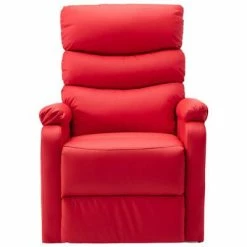 VidaXL Fauteuil inclinable Rouge Similicuir 11 VidaXL Fauteuil inclinable Rouge Similicuir -Fauteuils Soldes image 4 321281
