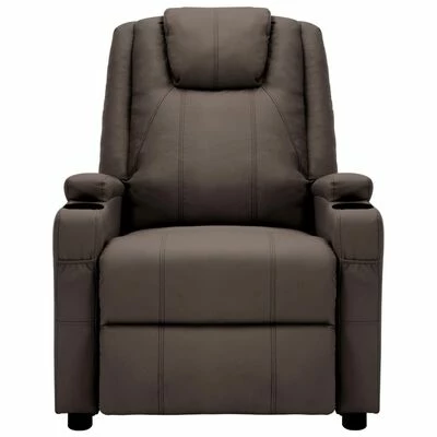 VidaXL Fauteuil inclinable Marron Similicuir 6 VidaXL Fauteuil inclinable Marron Similicuir – Image 4