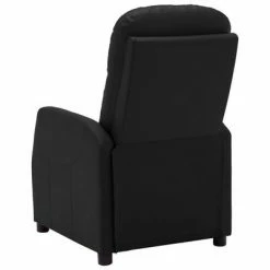 VidaXL Fauteuil inclinable Noir Similicuir -Fauteuils Soldes image 4 321352