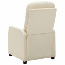 VidaXL Fauteuil inclinable Blanc Similicuir 11 VidaXL Fauteuil inclinable Blanc Similicuir -Fauteuils Soldes image 4 321353
