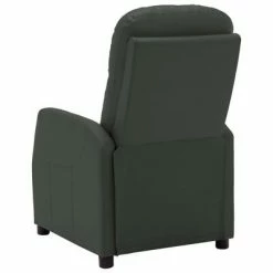 VidaXL Fauteuil inclinable Anthracite Similicuir 11 VidaXL Fauteuil inclinable Anthracite Similicuir -Fauteuils Soldes image 4 321355