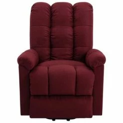 VidaXL Fauteuil inclinable Rouge bordeaux Tissu -Fauteuils Soldes image 4 321383