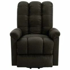 VidaXL Fauteuil inclinable Marron foncé Tissu -Fauteuils Soldes image 4 321385