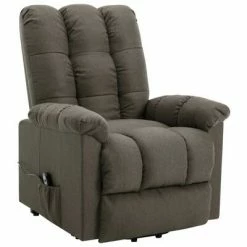 VidaXL Fauteuil inclinable Taupe Tissu 11 VidaXL Fauteuil inclinable Taupe Tissu -Fauteuils Soldes image 4 321388