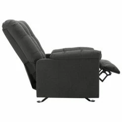 VidaXL Fauteuil inclinable Gris foncé Tissu -Fauteuils Soldes image 4 321401