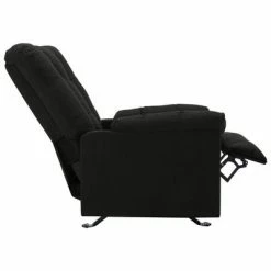 VidaXL Fauteuil inclinable Noir Tissu -Fauteuils Soldes image 4 321402