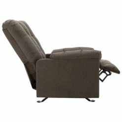 VidaXL Fauteuil inclinable Marron Tissu -Fauteuils Soldes image 4 321404