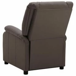 322438 vidaXL Recliner Brown Faux Leather 11 322438 vidaXL Recliner Brown Faux Leather -Fauteuils Soldes image 4 322438