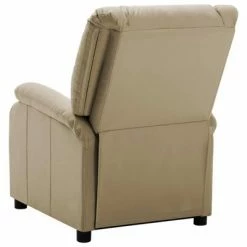 322442 vidaXL Recliner Cappuccino Faux Leather 11 322442 vidaXL Recliner Cappuccino Faux Leather -Fauteuils Soldes image 4 322442