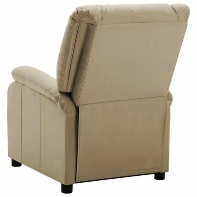322442 vidaXL Recliner Cappuccino Faux Leather 6 322442 vidaXL Recliner Cappuccino Faux Leather – Image 4