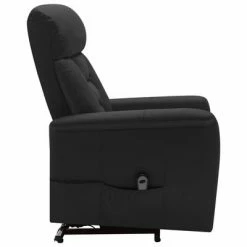 VidaXL Fauteuil inclinable Noir Similicuir 11 VidaXL Fauteuil inclinable Noir Similicuir -Fauteuils Soldes image 4 324007