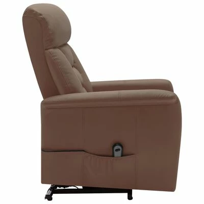 VidaXL Fauteuil inclinable Marron Similicuir 6 VidaXL Fauteuil inclinable Marron Similicuir – Image 4