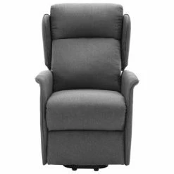 VidaXL Fauteuil inclinable Gris clair Tissu -Fauteuils Soldes image 4 324021