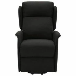 VidaXL Fauteuil inclinable Noir Tissu 11 VidaXL Fauteuil inclinable Noir Tissu -Fauteuils Soldes image 4 324023