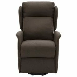 VidaXL Fauteuil inclinable Marron foncé Tissu 11 VidaXL Fauteuil inclinable Marron foncé Tissu -Fauteuils Soldes image 4 324026