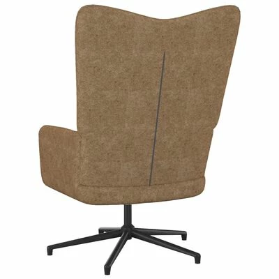 VidaXL Chaise de relaxation Taupe Tissu 6 VidaXL Chaise de relaxation Taupe Tissu – Image 4