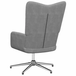 VidaXL Chaise de relaxation Gris foncé Tissu -Fauteuils Soldes image 4 327590