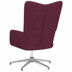 VidaXL Chaise de relaxation Violet Tissu -Fauteuils Soldes image 4 327599