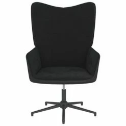 VidaXL Chaise de relaxation Noir Velours et PVC 11 VidaXL Chaise de relaxation Noir Velours et PVC -Fauteuils Soldes image 4 327837