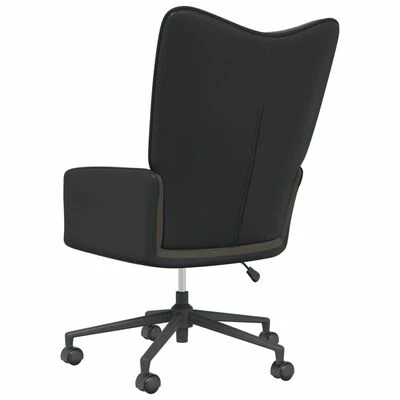 VidaXL Chaise de relaxation Gris foncé Velours et PVC 6 VidaXL Chaise de relaxation Gris foncé Velours et PVC – Image 4