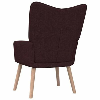 VidaXL Chaise de relaxation Violet Tissu 6 VidaXL Chaise de relaxation Violet Tissu – Image 4