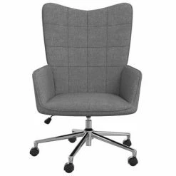 VidaXL Chaise de relaxation Gris foncé Tissu 11 VidaXL Chaise de relaxation Gris foncé Tissu -Fauteuils Soldes image 4 328030