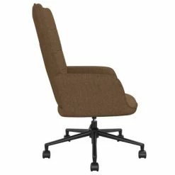 VidaXL Chaise de relaxation Marron Tissu -Fauteuils Soldes image 4 328043