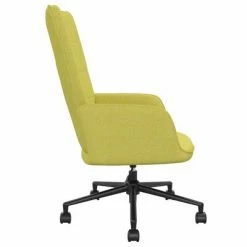 VidaXL Chaise de relaxation Vert Tissu -Fauteuils Soldes image 4 328045