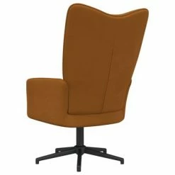 VidaXL Chaise de relaxation Marron Velours 11 VidaXL Chaise de relaxation Marron Velours -Fauteuils Soldes image 4 328103