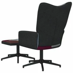 VidaXL Chaise de relaxation avec repose-pied Patchwork Tissu 11 VidaXL Chaise de relaxation avec repose-pied Patchwork Tissu -Fauteuils Soldes image 4 328200