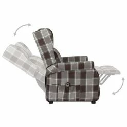 VidaXL Fauteuil inclinable Marron Tissu 11 VidaXL Fauteuil inclinable Marron Tissu -Fauteuils Soldes image 4 329478