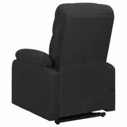 VidaXL Fauteuil inclinable Noir Tissu -Fauteuils Soldes image 4 329587