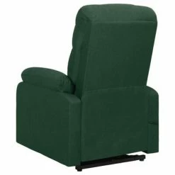 VidaXL Fauteuil inclinable Vert foncé Tissu 11 VidaXL Fauteuil inclinable Vert foncé Tissu -Fauteuils Soldes image 4 329591