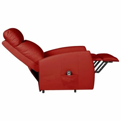 VidaXL Fauteuil inclinable Rouge bordeaux Similicuir 6 VidaXL Fauteuil inclinable Rouge bordeaux Similicuir – Image 4