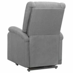 VidaXL Fauteuil inclinable Gris clair Tissu -Fauteuils Soldes image 4 329699
