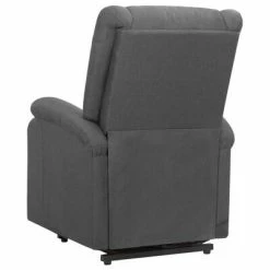 VidaXL Fauteuil inclinable Gris foncé Tissu -Fauteuils Soldes image 4 329700