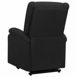 VidaXL Fauteuil inclinable Noir Tissu -Fauteuils Soldes image 4 329701