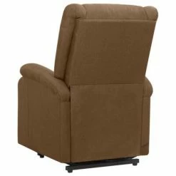 VidaXL Fauteuil inclinable Marron Tissu 11 VidaXL Fauteuil inclinable Marron Tissu -Fauteuils Soldes image 4 329703