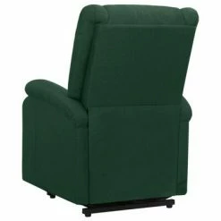 VidaXL Fauteuil inclinable Vert foncé Tissu -Fauteuils Soldes image 4 329705
