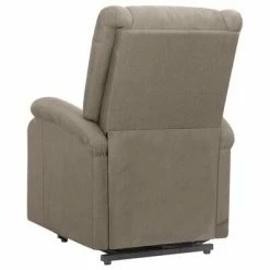 VidaXL Fauteuil inclinable Taupe Tissu 11 VidaXL Fauteuil inclinable Taupe Tissu -Fauteuils Soldes image 4 329707