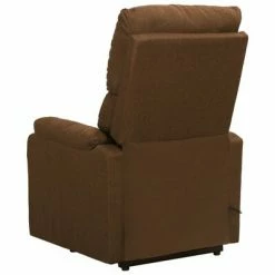 VidaXL Fauteuil inclinable Marron Tissu -Fauteuils Soldes image 4 329743