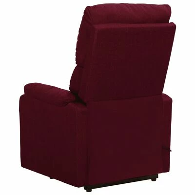 VidaXL Fauteuil inclinable Violet Tissu 6 VidaXL Fauteuil inclinable Violet Tissu – Image 4