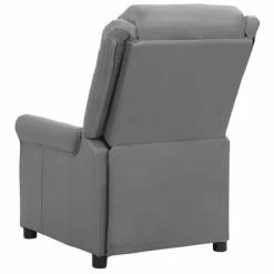 VidaXL Fauteuil inclinable Gris Similicuir -Fauteuils Soldes image 4 338826