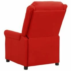 VidaXL Fauteuil inclinable Rouge bordeaux Similicuir 11 VidaXL Fauteuil inclinable Rouge bordeaux Similicuir -Fauteuils Soldes image 4 338828