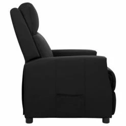 VidaXL Fauteuil inclinable Noir Similicuir -Fauteuils Soldes image 4 338836