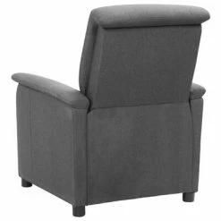 VidaXL Fauteuil inclinable Gris clair Tissu -Fauteuils Soldes image 4 338896