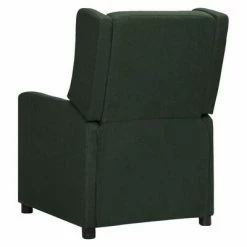 VidaXL Fauteuil inclinable Vert foncé Tissu -Fauteuils Soldes image 4 339006