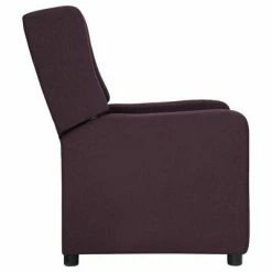 VidaXL Fauteuil inclinable Violet Tissu -Fauteuils Soldes image 4 339007
